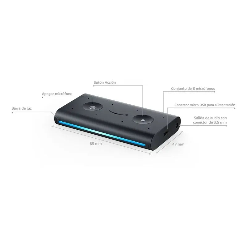 Echo Auto Alexa Para Vehículo Carro Parlante Inteligente