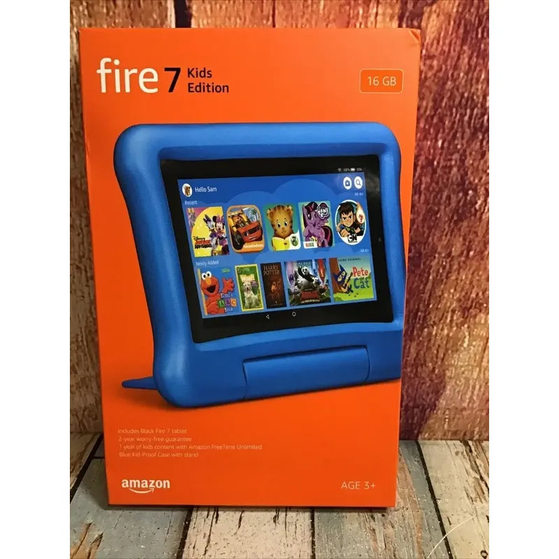Tablet Amazon Fire 7 Kids Edition 16gb Blue Kid-proof Case Azul