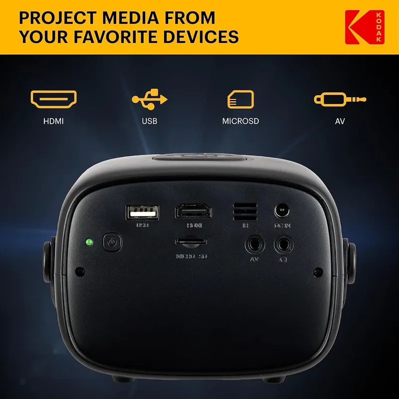 Kodak Proyector Mini Pico Flik X2 Compacto Negro