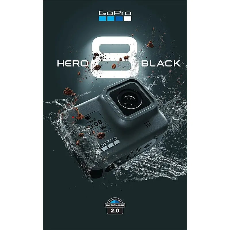 Cam Gopro Hero Black 8 4k 12mp Live Streaming Stabilization Negro