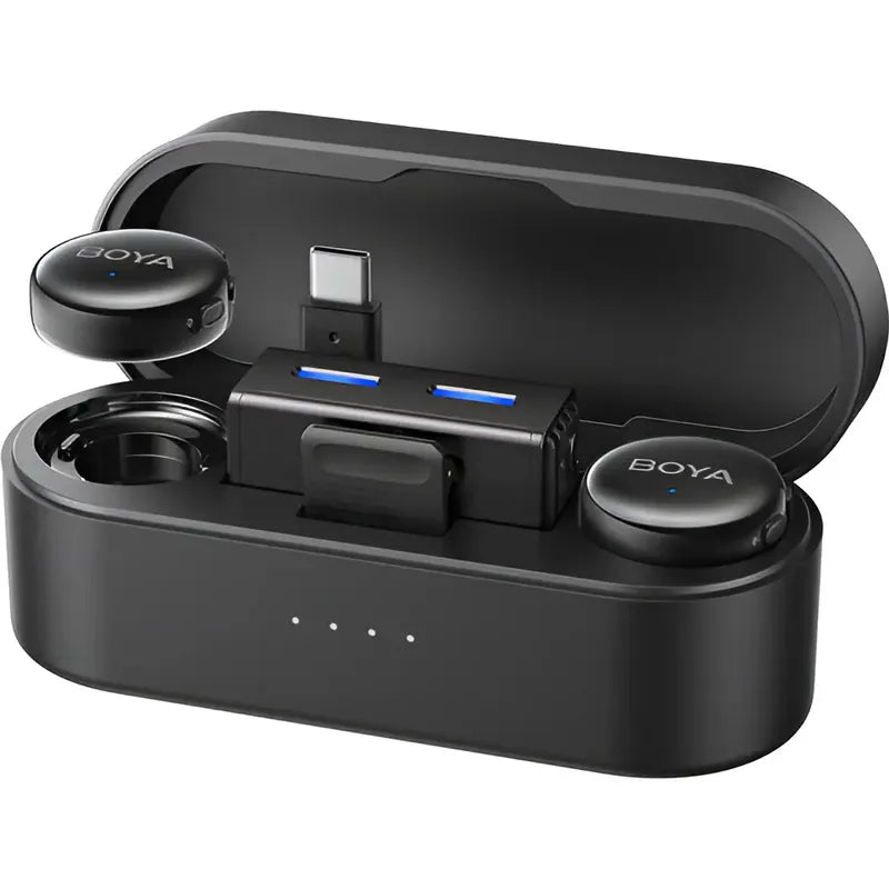 Microfono Wireless Boya Boyalink 3 Doble Usb-c Negro