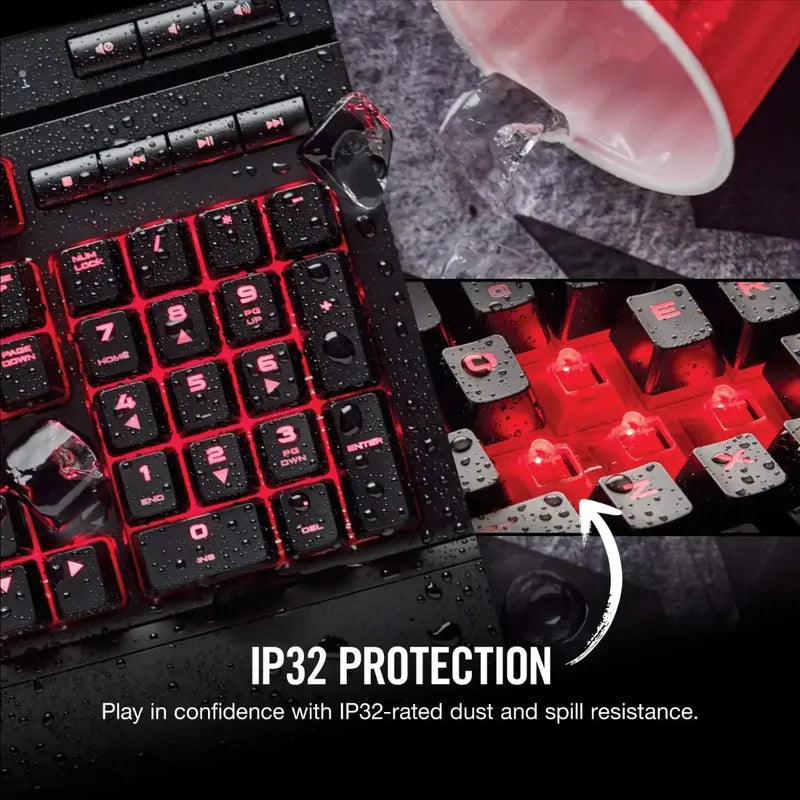 Teclado Mecanico Corsair K68 Gaming Cherry Mx Red