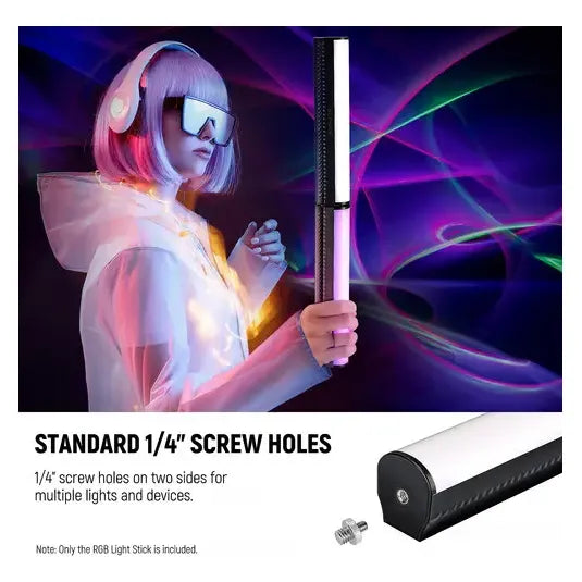 Barra De Luz Magnetica Neewer Tl2ic Rgb 23cm Negro Rgb