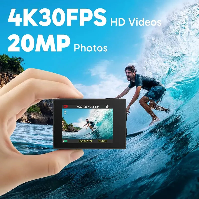 Camara De Accion Akaso Ek7000+ Bundle Kit