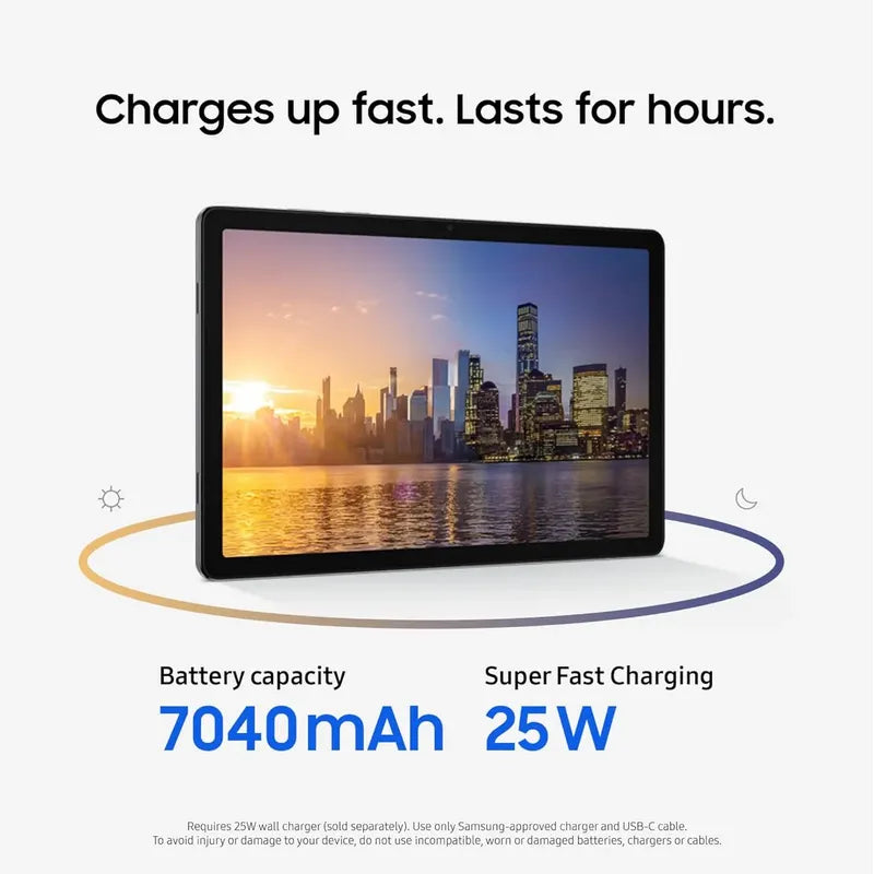Samsung Galaxy Tab A11+ 6gb Ram, 128gb Storage Gris Oscuro