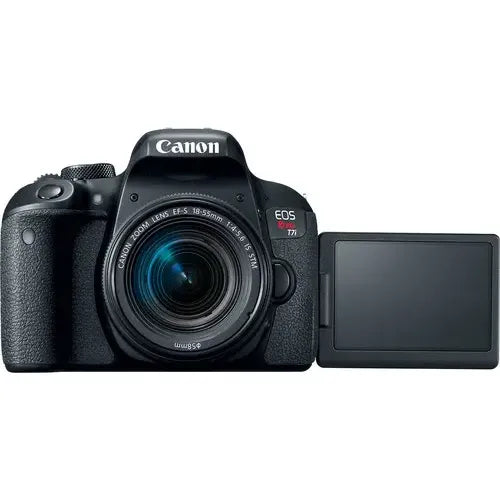 Canon Eos Rebel T7i Video Creator Kit + Lente 18-55 Mm Negro