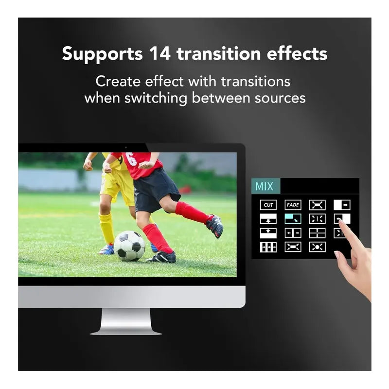 Rgblink Mini Mezclador Switcher Con 4 Entradas Hdmi 2k