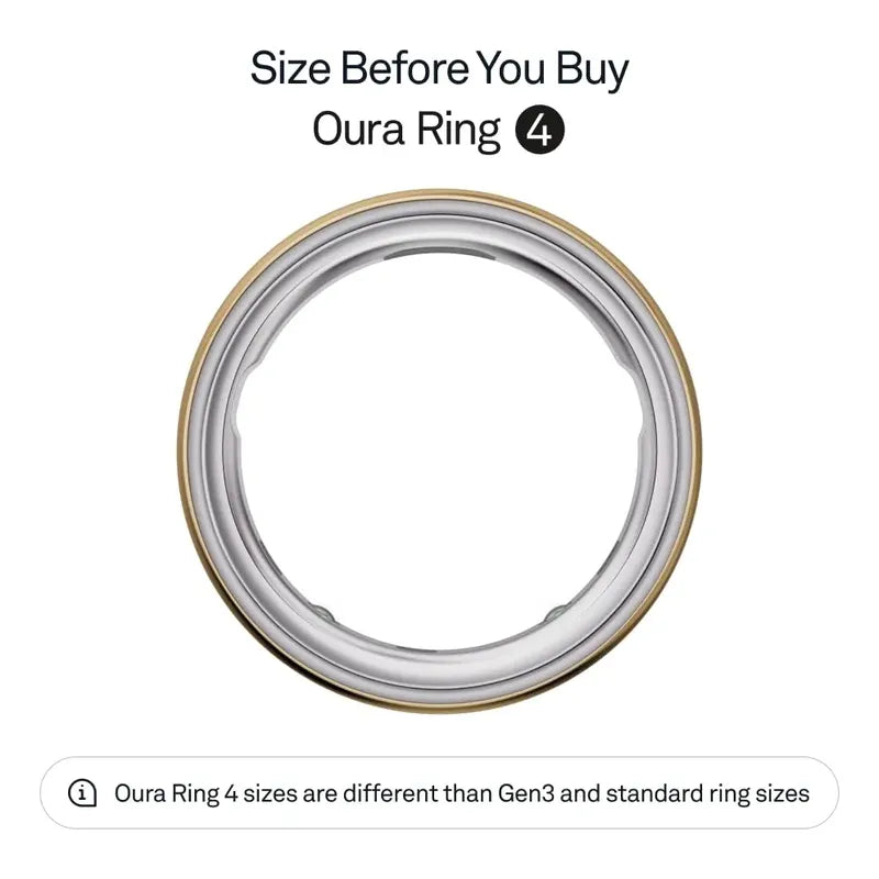 Anillo Oura Ring 4 Gold: Monitoriza Estrés Sueño Salud+