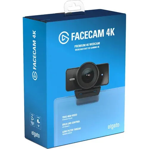 Cámara Web De Estudio Elgato Facecam 4k Negro