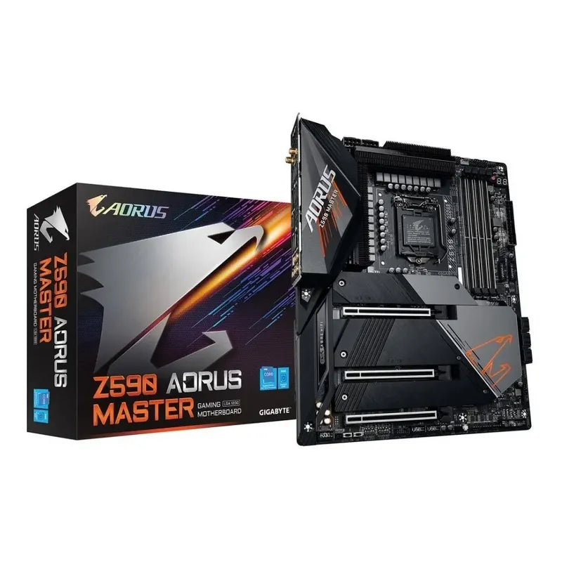 Tarjeta Madre Gigabyte Intel Z590 Aorus Master Lga 1200 Atx Negro