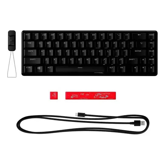 Teclado Hyperx Alloy Origins 65 Pc Ps4 Xbox One Negro English