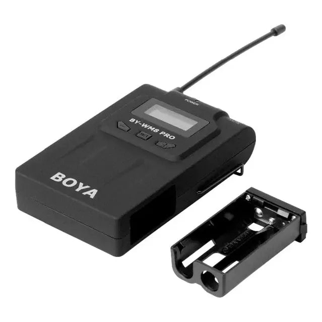 Boya Kit Micrófono Inalámbrico Uhf Pro 2tx+1rx Negro
