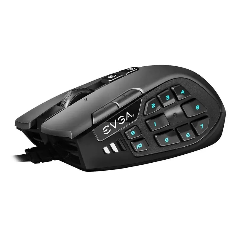 Mouse Evga X15 Gaming Rgb 8k Hz 16000 Dpi 20 Botones Gamer Negro