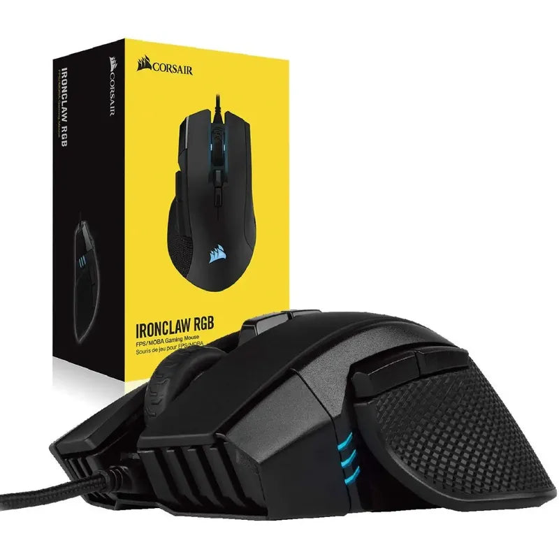 Mouse Corsair Ironclaw Rgb Fps Moba Gaming 18000 Dpi