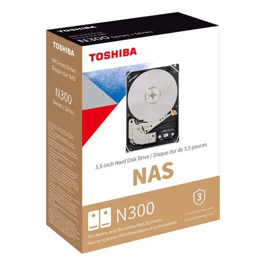 Toshiba 8tb N300 7200 Rpm Sata Iii 3.5 Internal Nas Hdd Plateado
