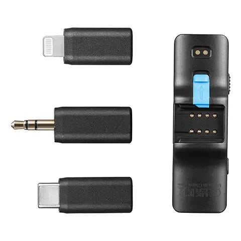 Microfono Wireless Boya Boyalink Duo Sin Case De Carga Negro