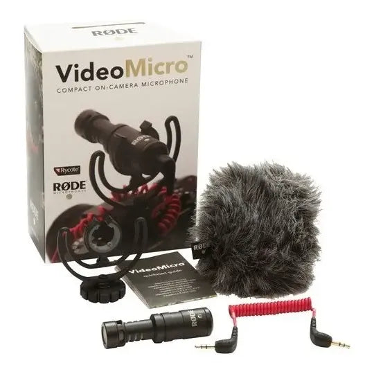 Rode Videomicro Ultracompact Camera-mount Shotgun Micrófono Negro