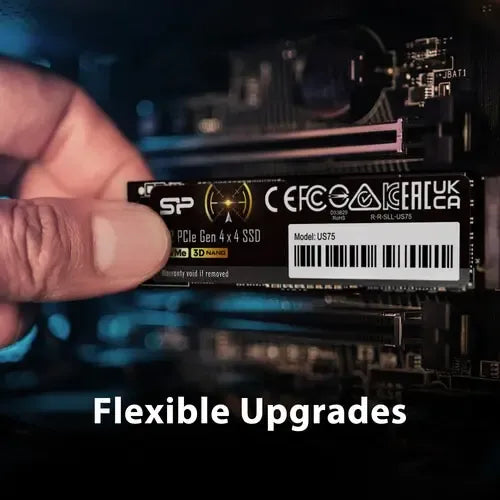 M.2 Ssd Silicon Power Us75 Pcie 4.0 X4 De 2 Tb 7000 Mb/s Negro