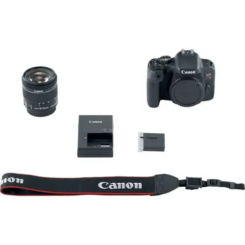 Canon Eos Rebel T7i Video Creator Kit + Lente 18-55 Mm Negro
