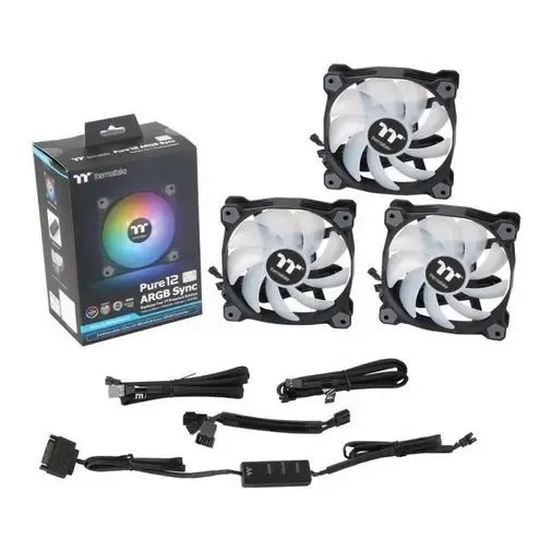 Thermaltake Rgb Fan X 3 Pack+ Controlador Obsequio