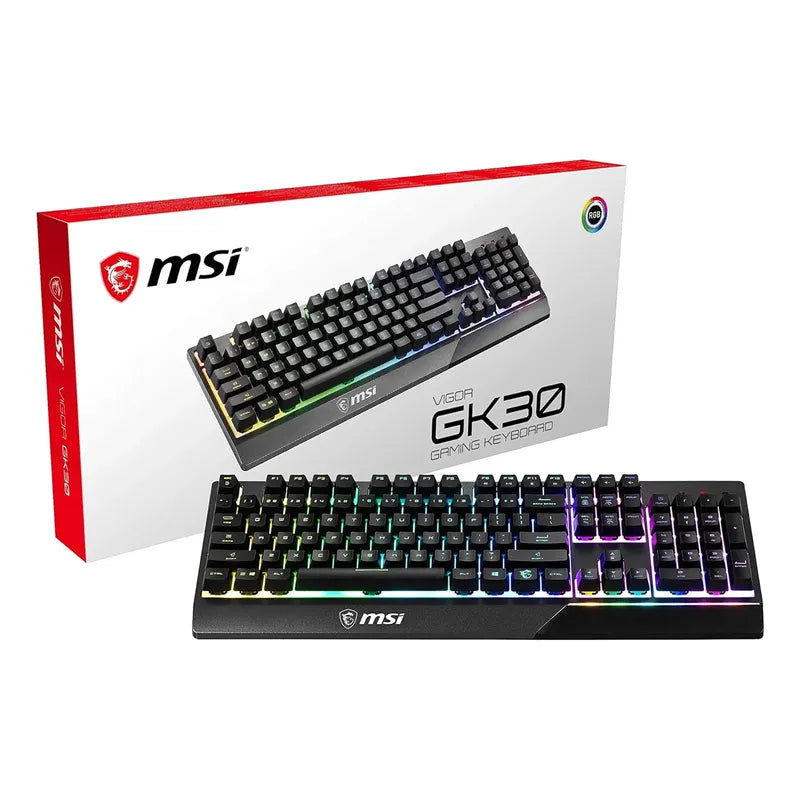 Teclado Msi Vigor Gk30 Rgb Gaming Keyboard