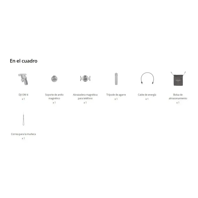 Dji Om 4 Gimbal Estabilizador Para Celulares Plateado