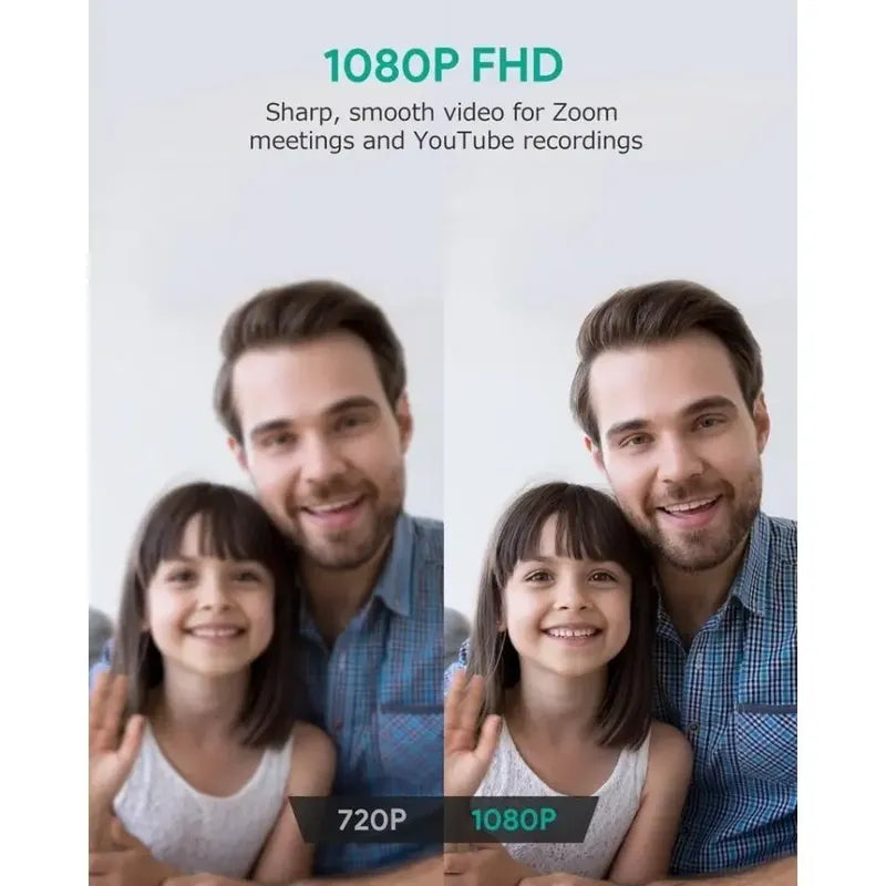 Webcam Aukey 1080p Dual Noise Reduction Stereo Microphones
