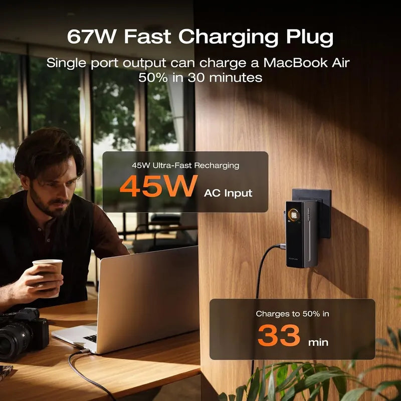 Ecoflow Rapid Pro 3-in-1 10,000mah Power Bank 3 En 1