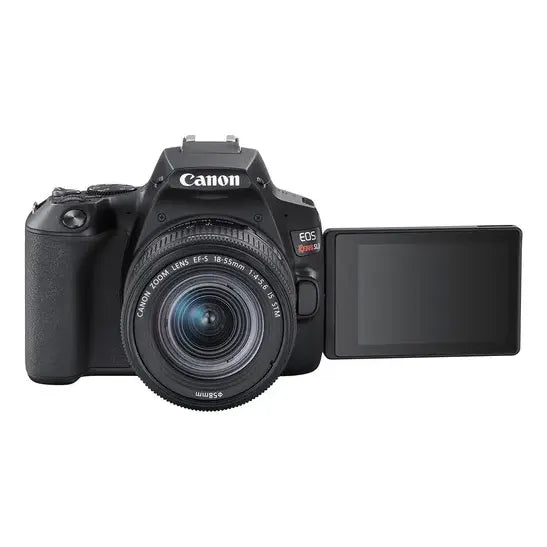Camara Canon Eos 250d/ Rebel Sl3 + Lente 18-55mm Negro