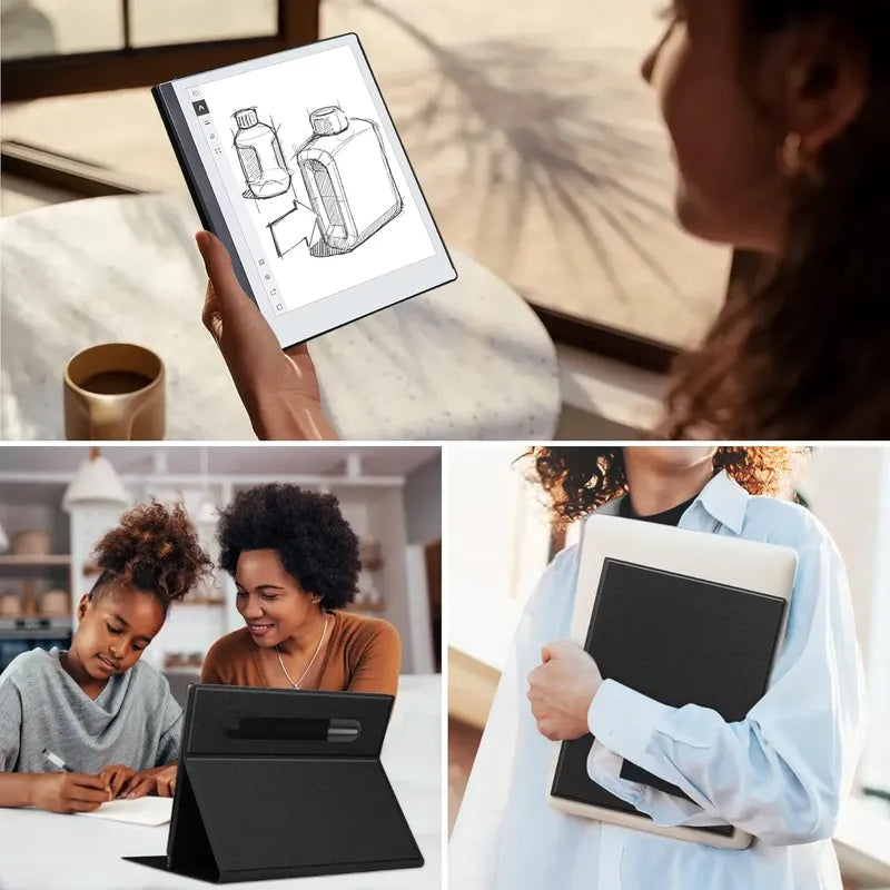 Funda Tablet Remarkable 2, Delgada, Ligera, Soporte Negro
