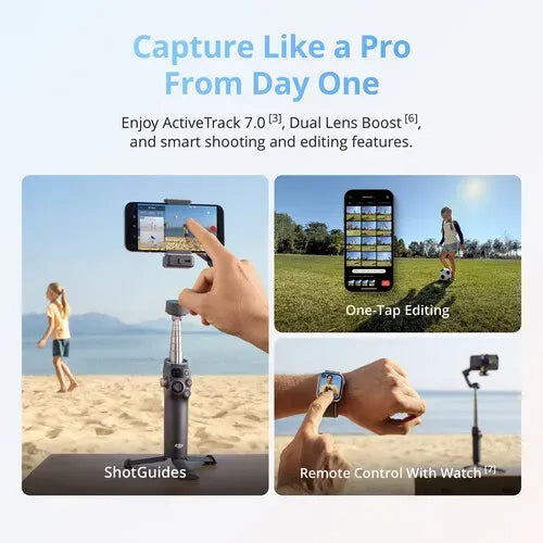Estabilizador Video Dji Osmo Mobile 8 Gimbal 360 Celulares Negro