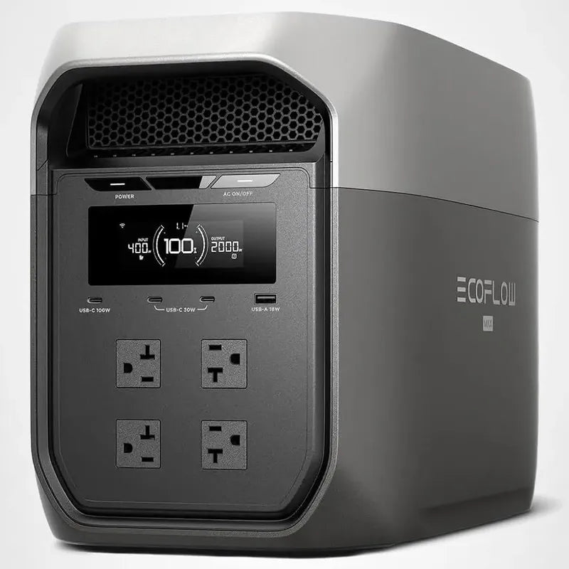 Ef Ecoflow Delta 3 Max 2048 Wh Lifepo4, Salida Ca 3000w
