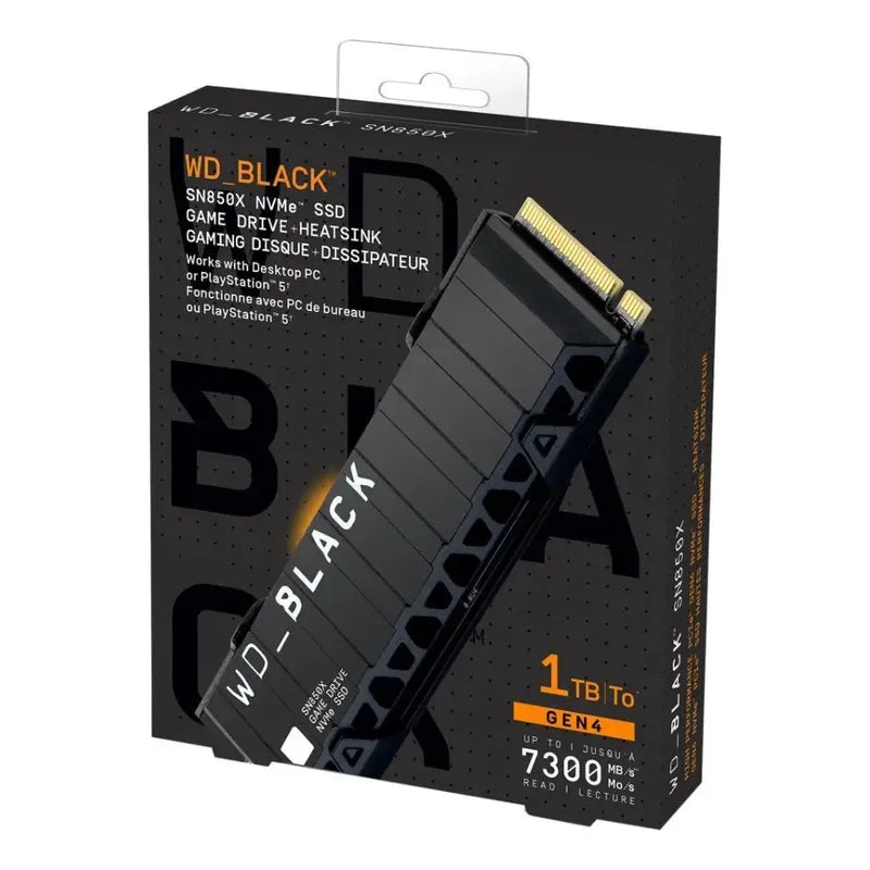M.2 Wd_black Sn850x 1tb Pci-express 4.0 7300mb Read/write Negro