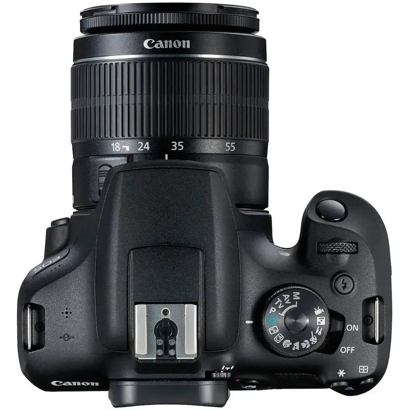 Canon Eos 2000d/rebel T7+ 18-55mm Lens+ Accesorios Negro