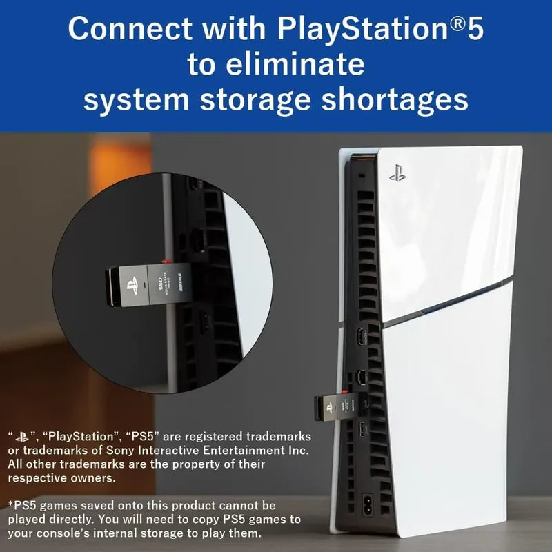 Ssd Externo Buffalo 2.0tb Licencia Oficial Ps4/ps5