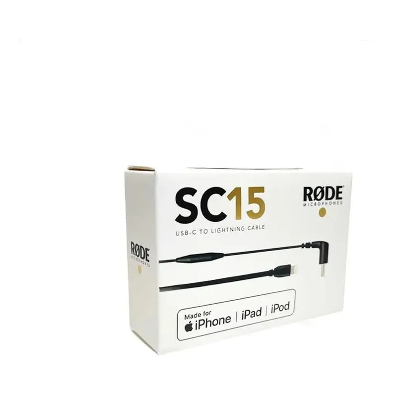 Cable Para Micrófonos Røde Sc15 Usb-c A Lightning (30cm )