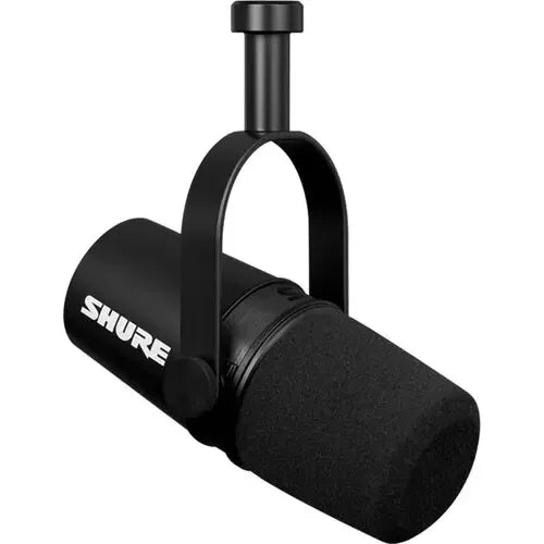 Micrófono Condensador Shure Mv7x Xlr Podcast, Grabación Negro