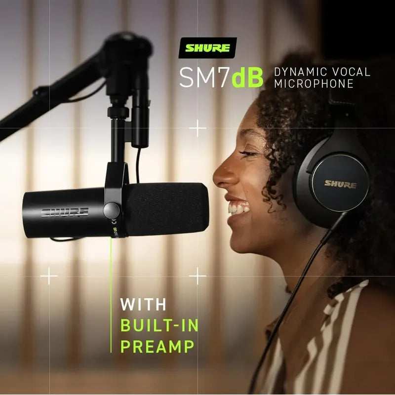 Micrófono Vocal Dinámico Shure Sm7db Compra Dircta Marca Usa