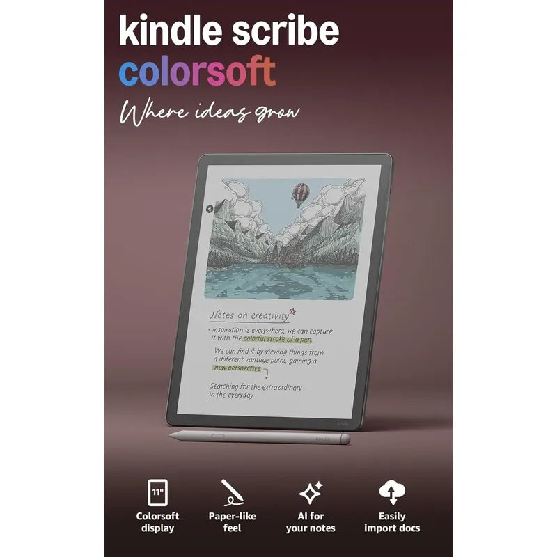 Amazon Kindle Scribe Colorsoft 64 Gb, 11 + Premium Pen