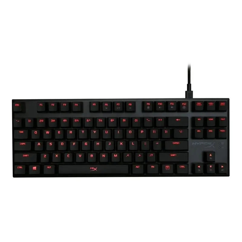Hyperx Alloy Fps Pro Teclado Mecánico Led Rojo Cherry Mx Red Negro
