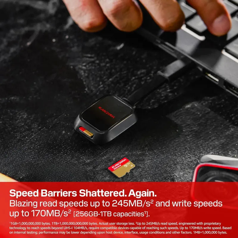 Microsd Sandisk Extreme 1tb Uhs-i 4k Con Adaptador Sd