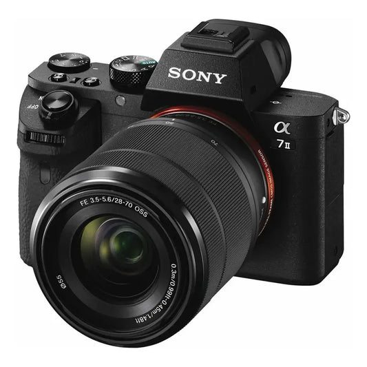 Cámara Sony Alpha A7 Ii, Fotograma Completo+ Lente 28-70 Mm Negro