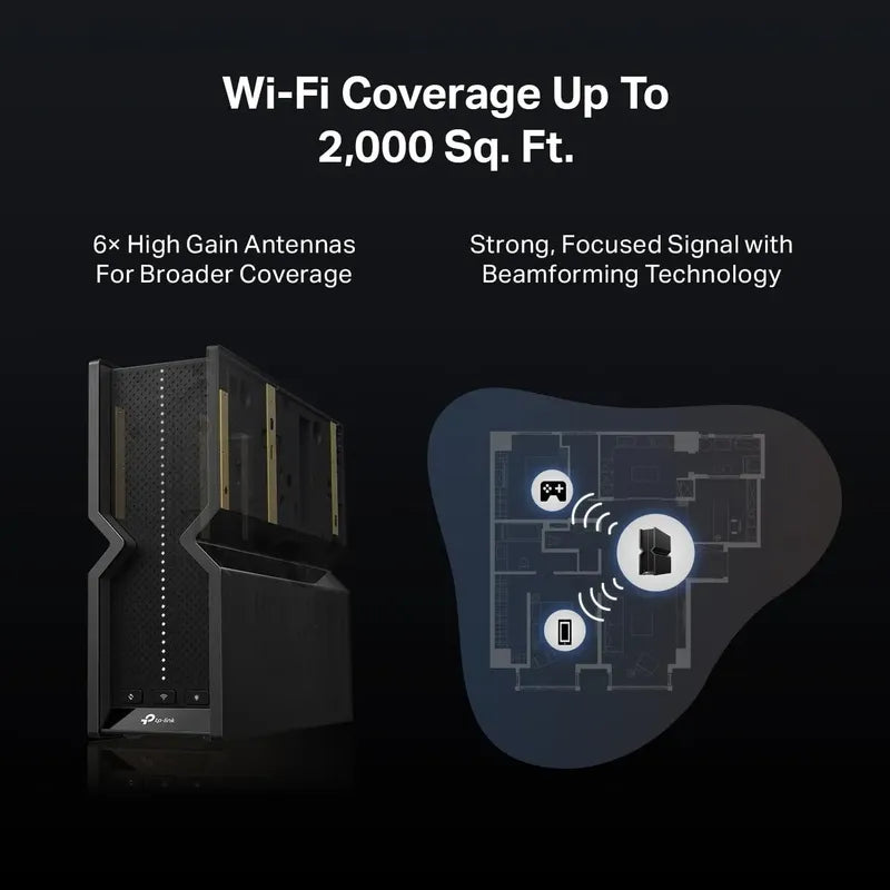Router Wifi 7 Tri-band Be9700 De Tp-link Archer Be550 Pro