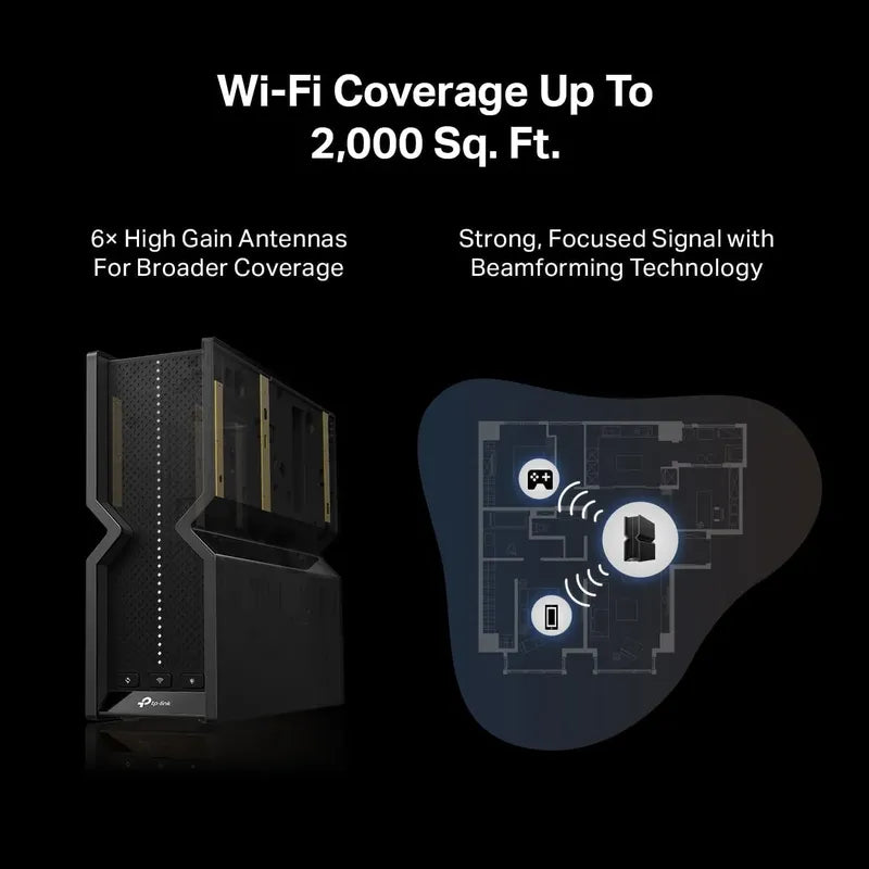 Router Tp Link Archer Be9300 Wifi 7 Tri Banda Rompe Muros