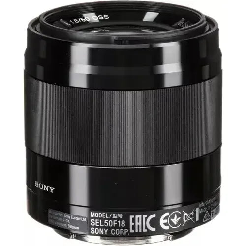 Lente Sony E 50mm F/1.8 Oss Sel50f18/b Sony E Negro