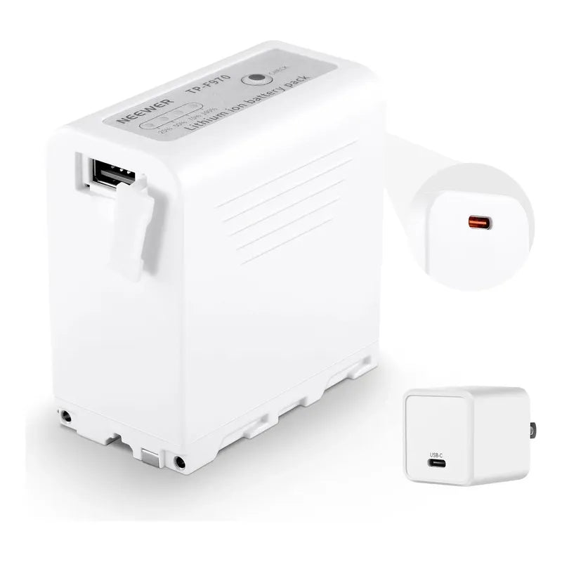 Batería Neewer Tp-f970d De 10500 Mah Carga Rapida