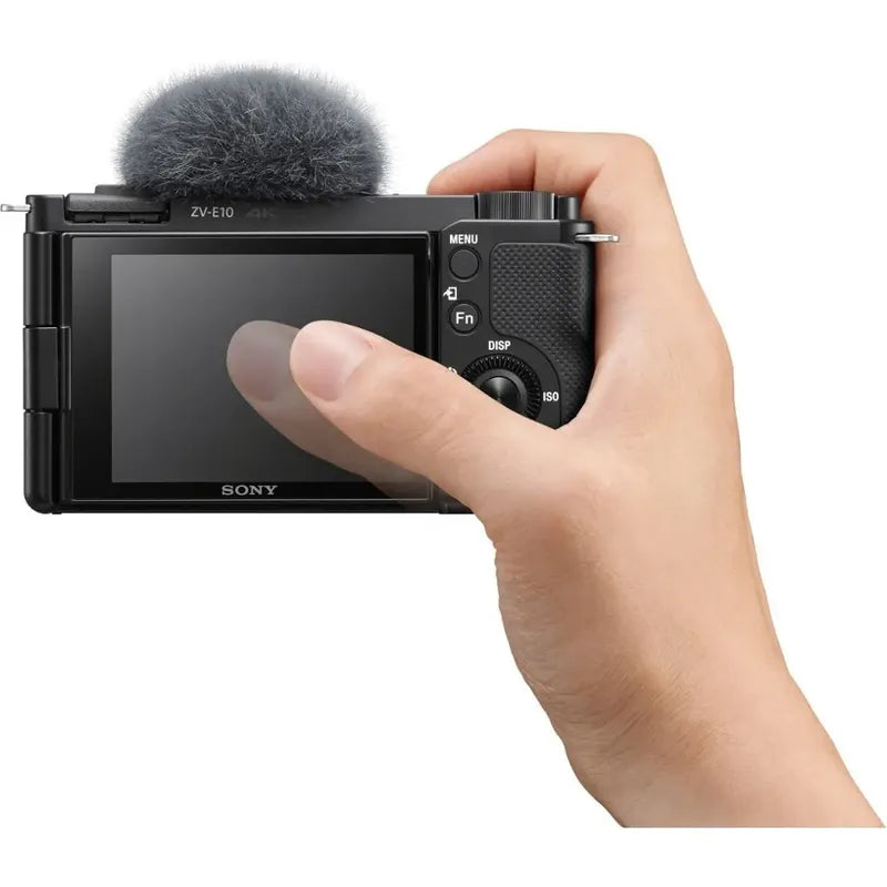 Cámara Sony Zv-e10 4k+ Lente 16-50mm+ Pro Video Kit Negro
