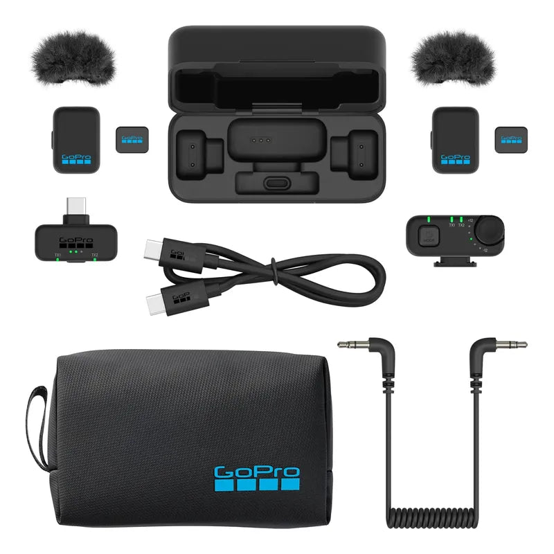 Gopro Microfono Wireless Complete Kit Negro