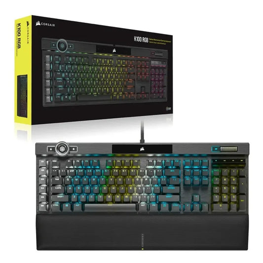 Teclado Gamer Corsair K100 Rgb Mecánico Cherry Mx Speed