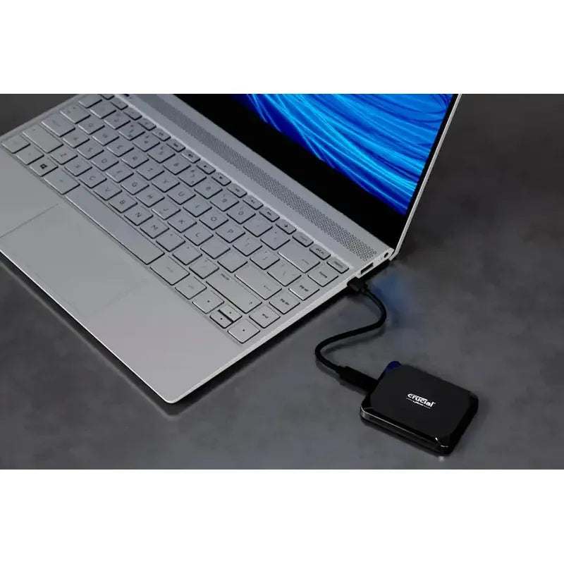 Disco Solido Crucial  X9 Externo Portátil  4tb Con Usb-c Negro